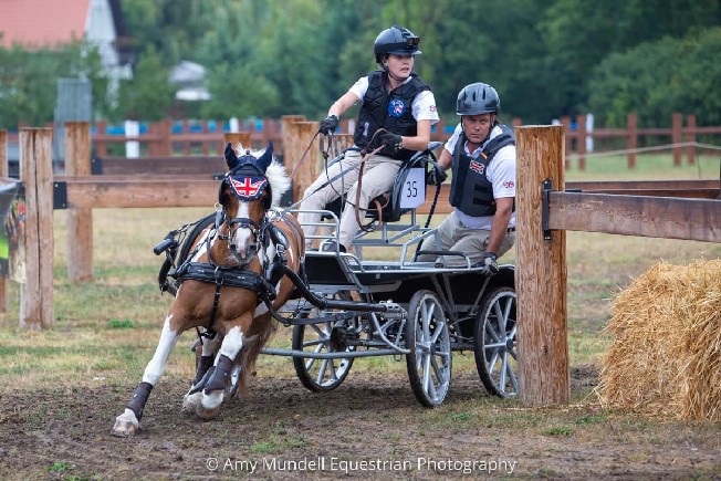 Amy Matthews and Spud at the last FEI European Youth Championships in Aszár Kisber (HUN) in August 2022